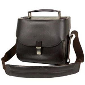 Louis Vuitton Charlie Camera Bag Handbag Shoulder Monogram Glac Leather Cafe